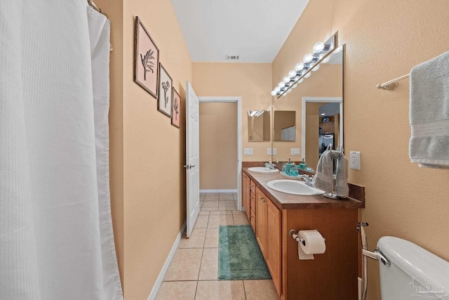10108 Castleberry Blvd, Pensacola, FL 32526 - full bath with tile patterned flooring and double vanity