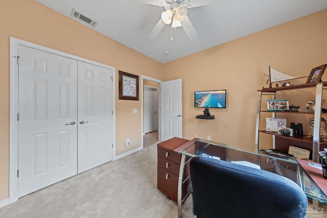 10108 Castleberry Blvd, Pensacola, FL 32526 - carpeted office space featuring ceiling fan and baseboards