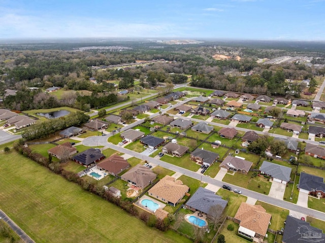 10108 Castleberry Blvd, Pensacola, FL 32526 - aerial view of property and surrounding area with nearby suburban area