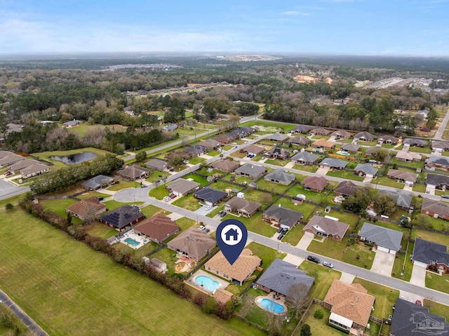 10108 Castleberry Blvd, Pensacola, FL 32526 - aerial view of property's location with nearby suburban area