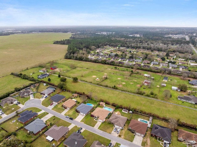 10108 Castleberry Blvd, Pensacola, FL 32526 - aerial view of property's location featuring nearby suburban area and rural landscape