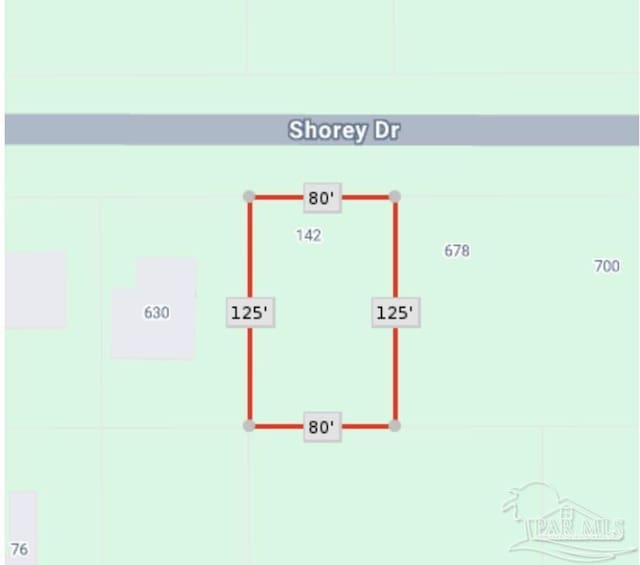 00000 Shore Dr, Defuniak Springs FL, 32433 land for sale