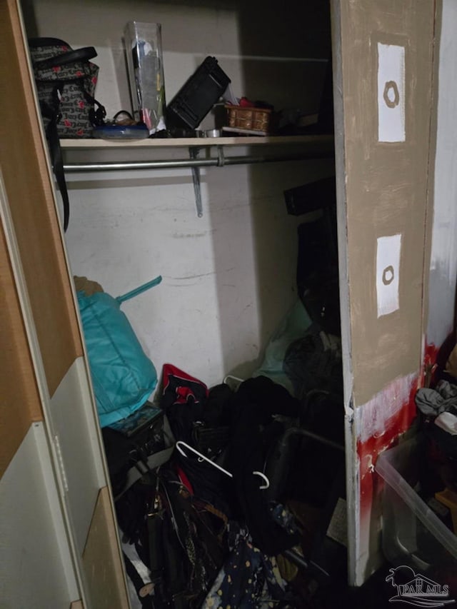 view of closet