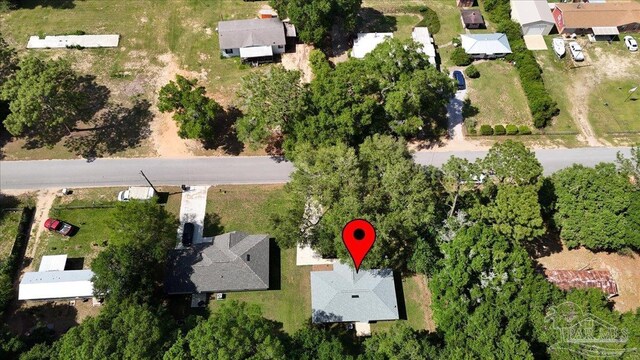 5621 Kingery Rd, Milton, FL 32583 - aerial overview of property's location featuring nearby suburban area