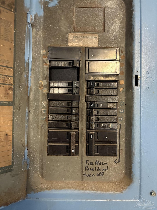 utilities with electric panel