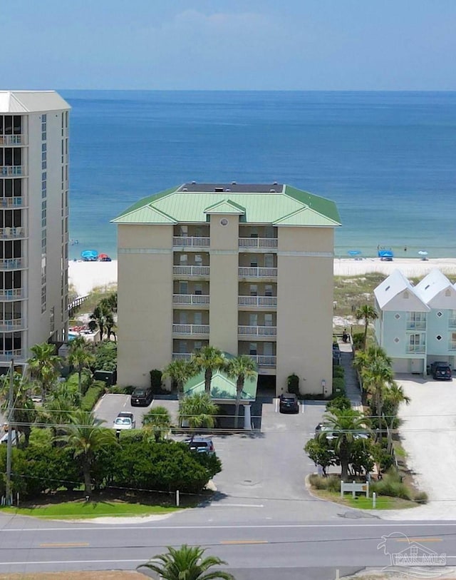 view of property featuring a water view