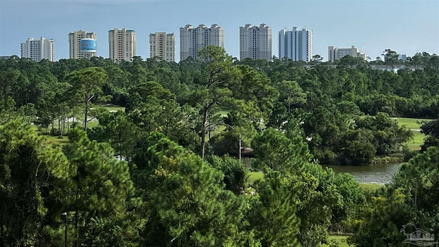 view of city with a nearby body of water