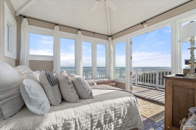 1220 State Highway 180, Gulf Shores, AL 36542 - bedroom featuring a water view and access to outside