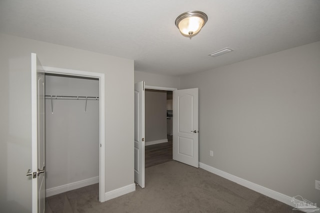3620 Ranch Dr, Crestview, FL 32539 - unfurnished bedroom featuring carpet flooring, baseboards, and a closet