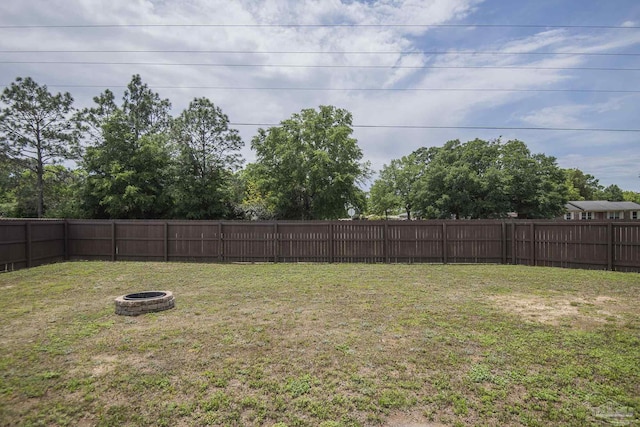 3620 Ranch Dr, Crestview, FL 32539 - view of yard with an outdoor fire pit