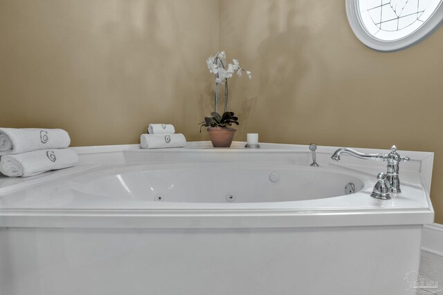 bathroom with a bathing tub