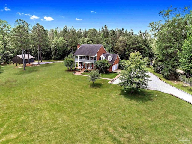607 Goodwill Cir, Silas, AL 36919 - aerial view of property and surrounding area