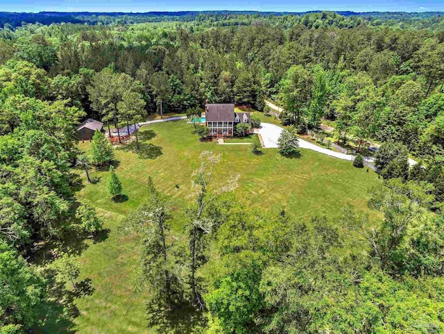 607 Goodwill Cir, Silas, AL 36919 - view of subject property with a heavily wooded area