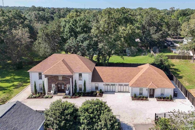 457 Boone Ln, Fairhope, AL 36532 - view from above of property featuring a forest