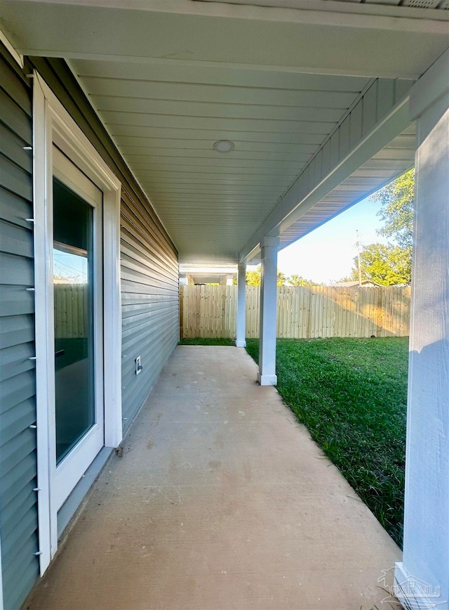 view of patio