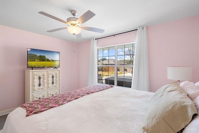 1933 Eagle Ln, Navarre, FL 32566 - bedroom with a ceiling fan