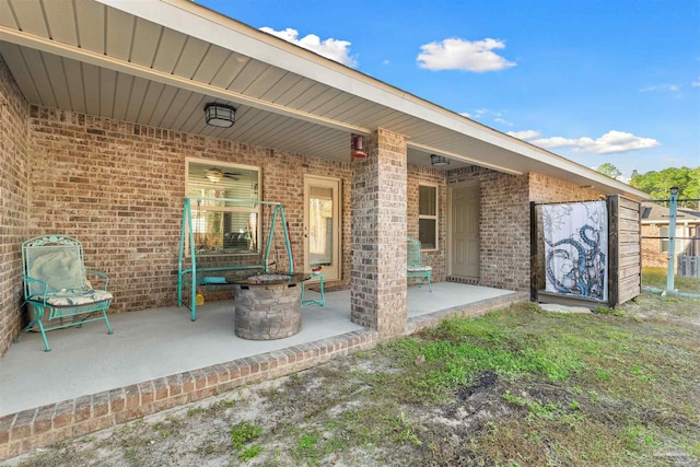 6743 Desoto St, Navarre, FL 32566 - view of porch