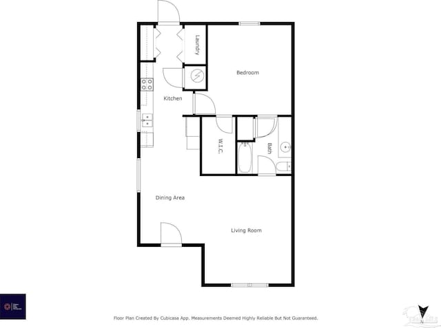 6609 Cedar St, Milton, FL 32570 - view of home floor plan