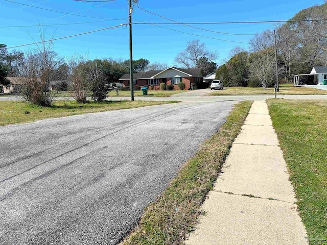 view of road