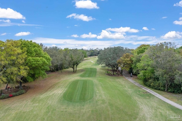 7008 Turnberry Cir, Navarre, FL 32566 - drone / aerial view with view of golf course
