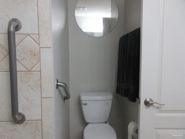 bathroom featuring toilet