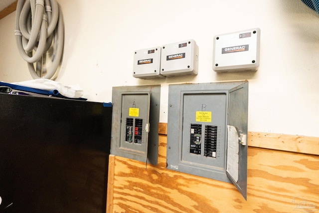 utilities with electric panel