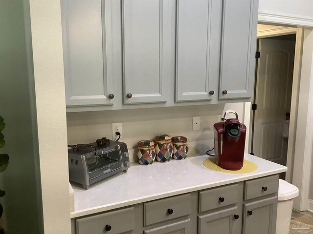 kitchen with white cabinets and stainless steel appliances