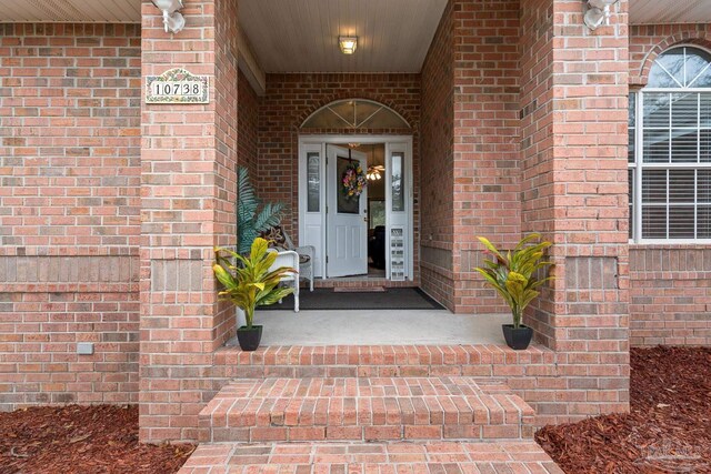10738 Magnolia Ln, Lillian, AL 36549 - property entrance with brick siding