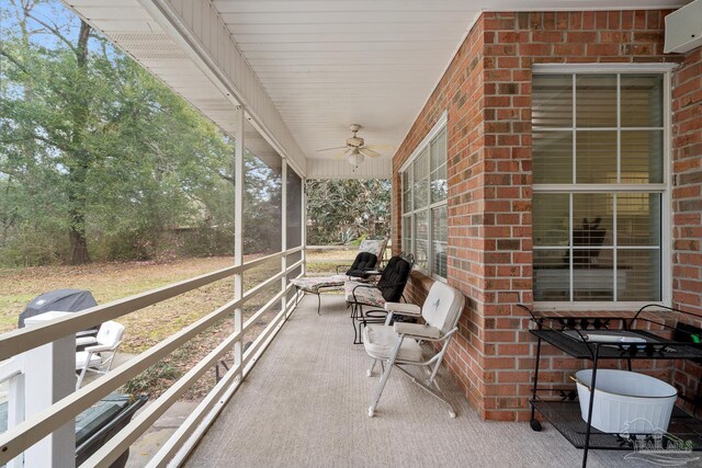 10738 Magnolia Ln, Lillian, AL 36549 - view of patio / terrace featuring a ceiling fan