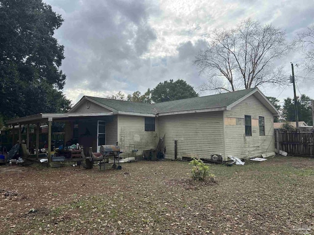 view of rear view of house