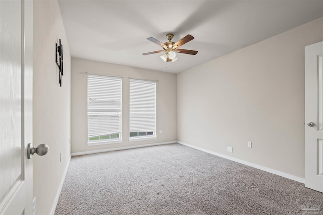 4810 Endeavor Ct, Milton, FL 32570 - empty room with carpet floors, ceiling fan, and baseboards
