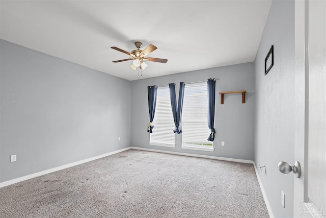 4810 Endeavor Ct, Milton, FL 32570 - carpeted empty room featuring a ceiling fan and baseboards