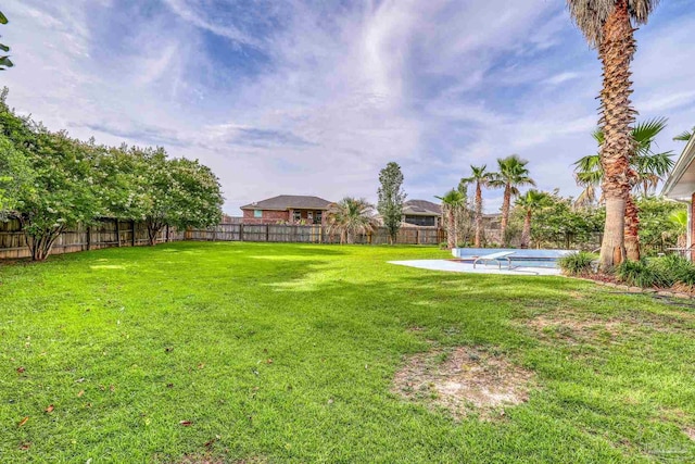 4810 Endeavor Ct, Milton, FL 32570 - view of yard featuring a swimming pool and a patio