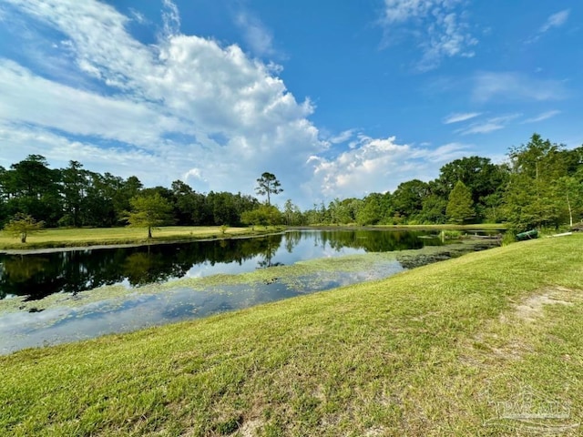 view of water feature