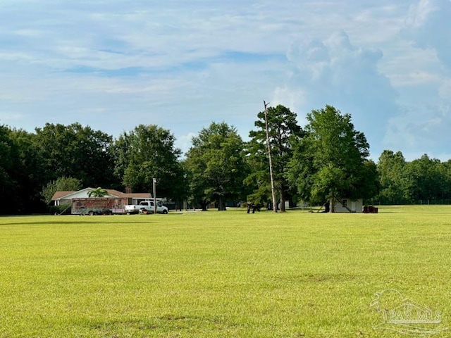 surrounding community featuring a yard