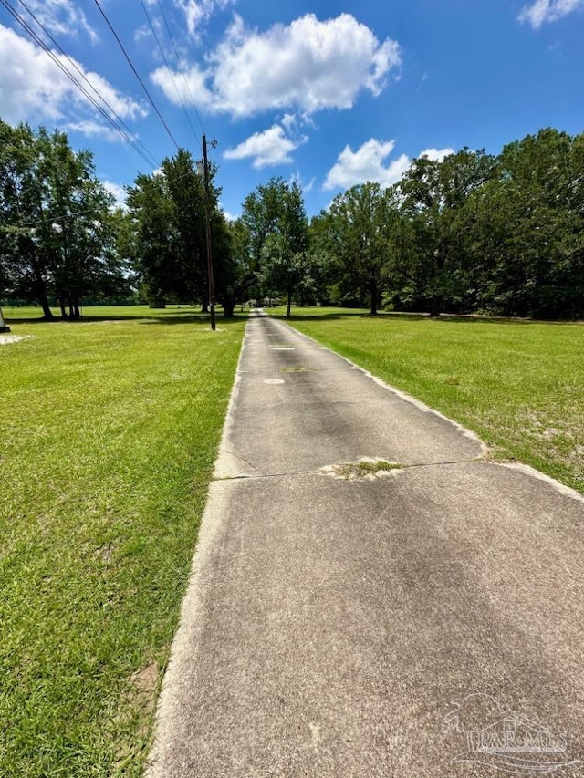 view of road