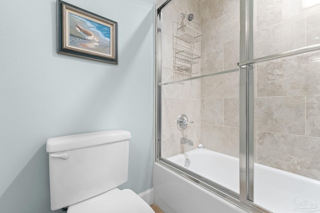 375 Beach Club Trl Unit A1801, Gulf Shores, AL 36542 - bathroom with toilet and enclosed tub / shower combo