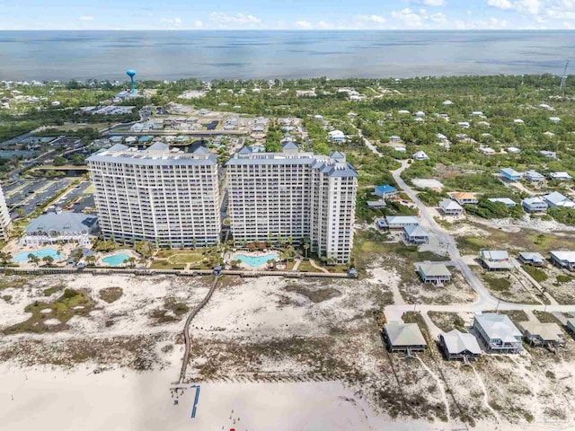375 Beach Club Trl Unit A1801, Gulf Shores, AL 36542 - drone / aerial view of a pool area and a nearby body of water