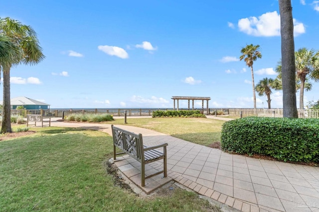 375 Beach Club Trl Unit A1801, Gulf Shores, AL 36542 - view of yard featuring a pergola