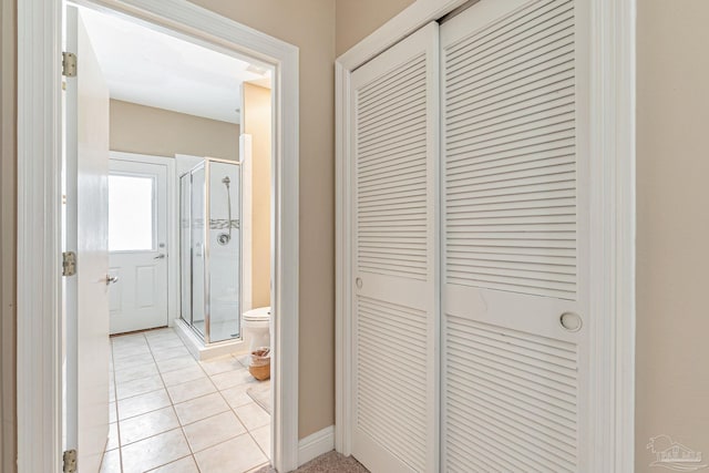 3756 Bengal Rd, Gulf Breeze, FL 32563 - hall with baseboards and light tile patterned floors