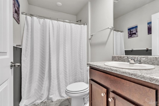4744 Perception Cir, Milton, FL 32570 - bathroom with vanity and a shower with shower curtain