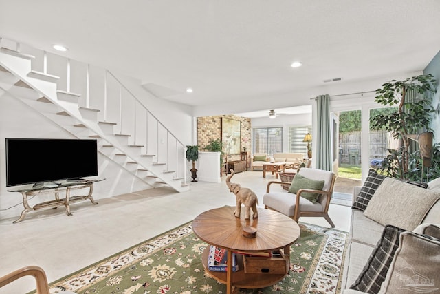 view of living room