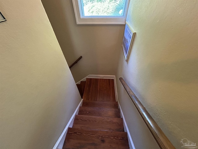 1726 N 15th Ave, Pensacola, FL 32503 - stairs with wood finished floors