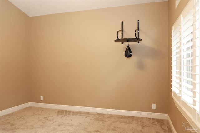 4436 Soundside Dr, Gulf Breeze, FL 32563 - spare room featuring carpet floors and baseboards