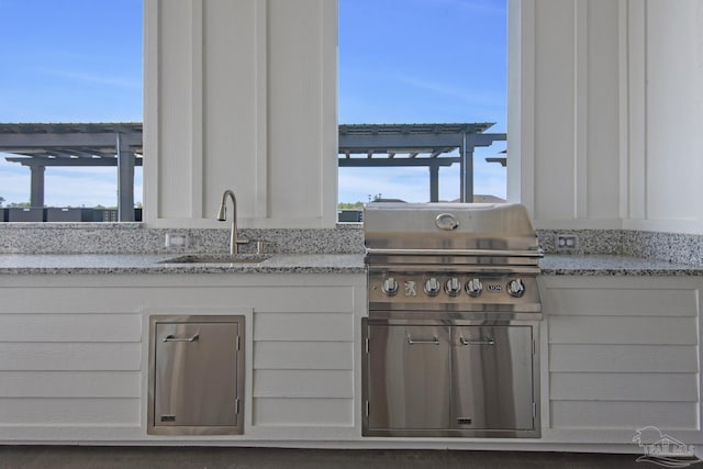 4680 Eider Rd, Pace, FL 32571 - view of patio with a pergola and area for grilling