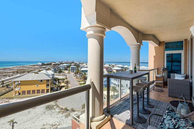 5 Portofino Dr Unit 703, Pensacola Beach, FL 32561 - balcony with a water view