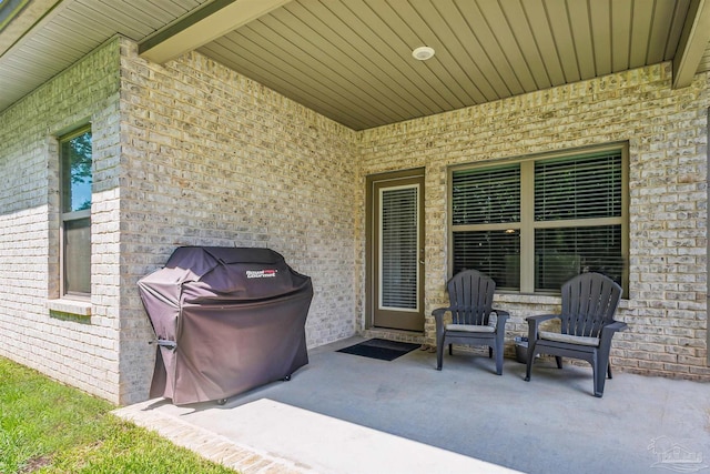 view of patio / terrace with grilling area