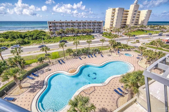 850 Ft Pickens Rd Unit 1230, Pensacola Beach, FL 32561 - community pool featuring a water view