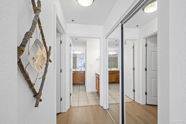 850 Ft Pickens Rd Unit 1230, Pensacola Beach, FL 32561 - hall with light wood-style flooring