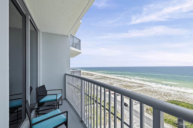 850 Ft Pickens Rd Unit 1230, Pensacola Beach, FL 32561 - balcony featuring view of water and beach